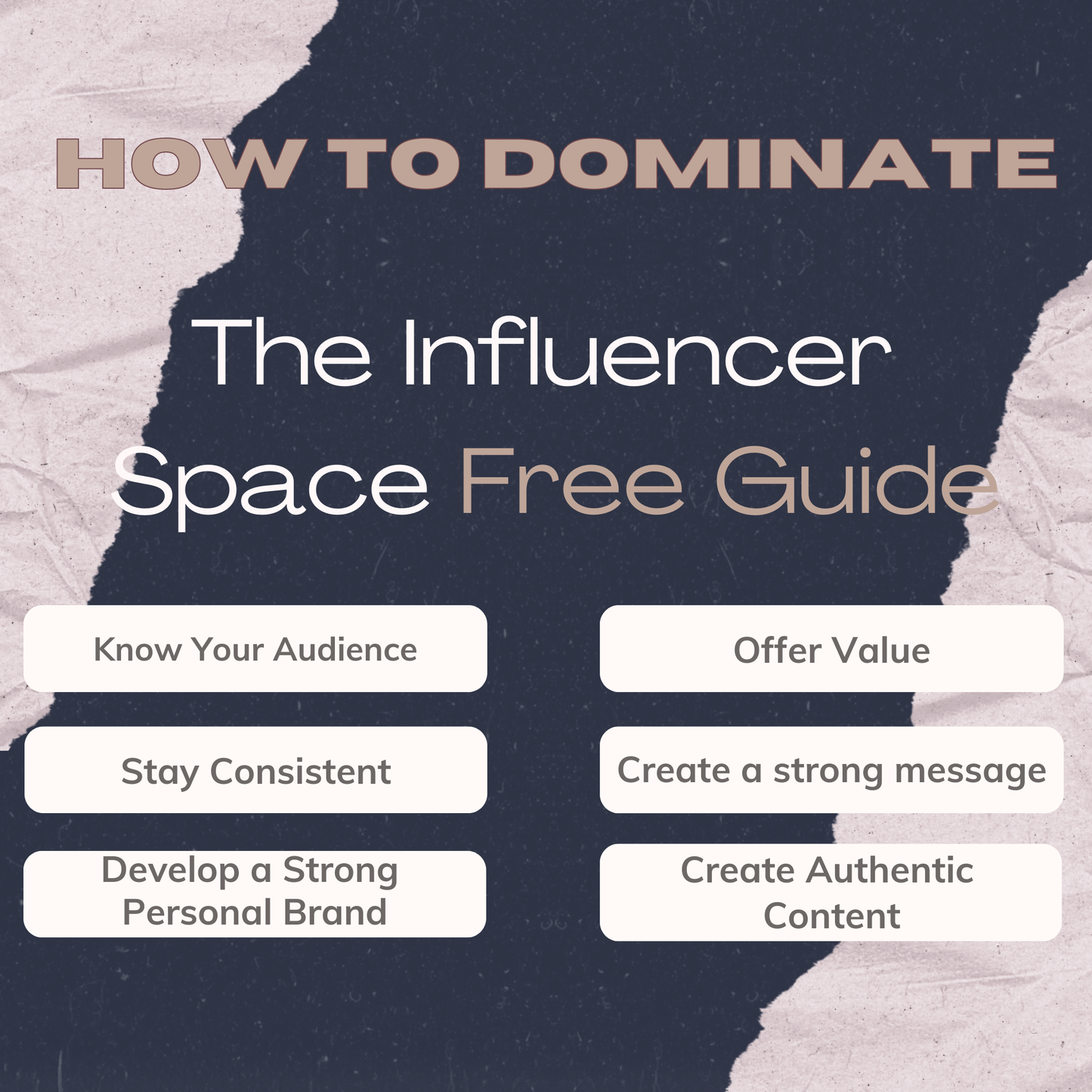 How to Dominate the Influencer Space Free Guide